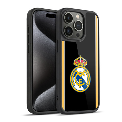 Real Madrid CF Retro Bring Back 99/00 Black Gel Armour Case For Apple iPhone 15 Pro