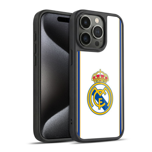 Real Madrid CF Retro Bring Back 99/00 White Gel Armour Case For Apple iPhone 15 Pro