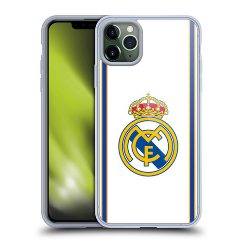 Real Madrid CF Retro Bring Back 99/00 White Soft Gel Case for Apple iPhone 11 Pro Max