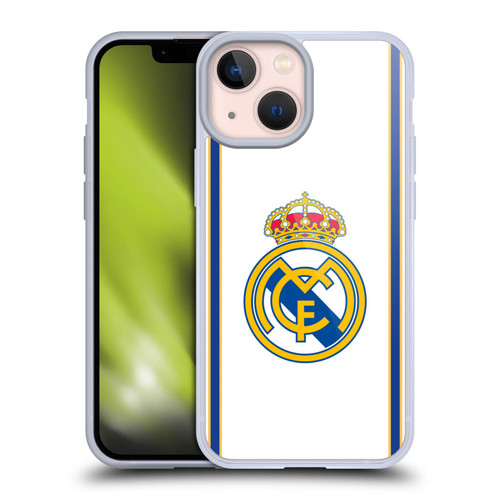 Real Madrid CF Retro Bring Back 99/00 White Soft Gel Case for Apple iPhone 13 Mini