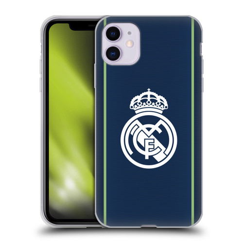 Real Madrid CF Badge Dark Blue Soft Gel Case for Apple iPhone 11