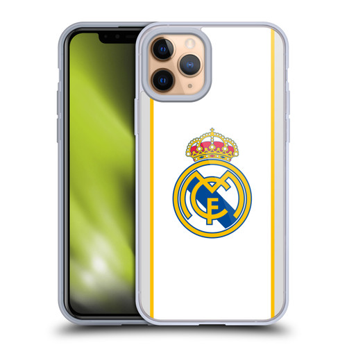 Real Madrid CF Badge White Soft Gel Case for Apple iPhone 11 Pro & MagSafe