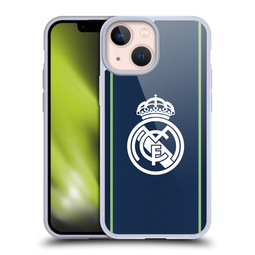 Real Madrid CF Badge Dark Blue Soft Gel Case for Apple iPhone 13 Mini & MagSafe