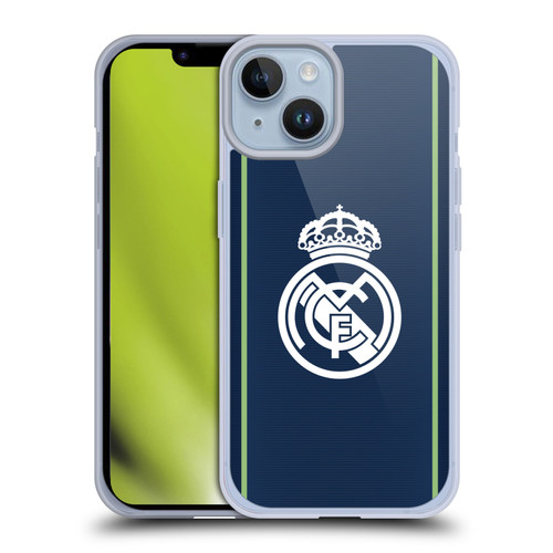 Real Madrid CF Badge Dark Blue Soft Gel Case for Apple iPhone 14