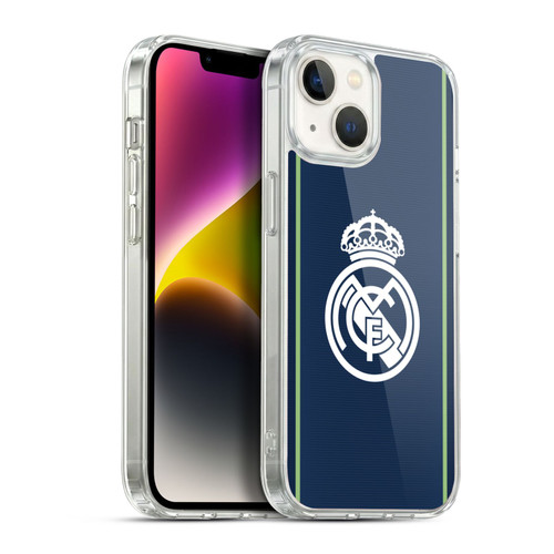 Real Madrid CF Badge Dark Blue Soft Gel Case for Apple iPhone 14