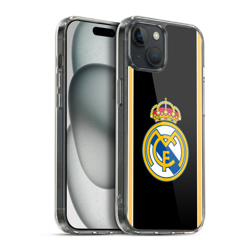 Real Madrid CF Retro Bring Back 99/00 Black Soft Gel Case for Apple iPhone 15 Plus & MagSafe