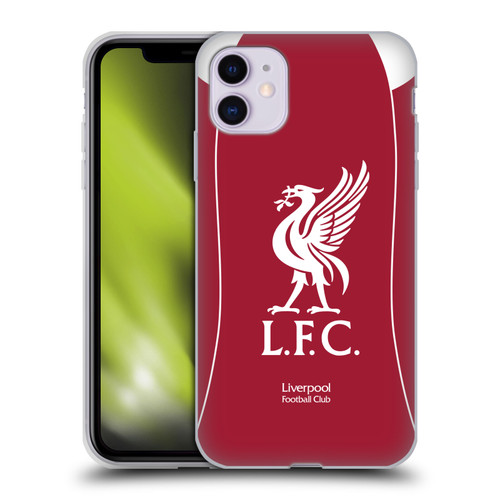 Liverpool Football Club 2025/26 Kit Home Soft Gel Case for Apple iPhone 11