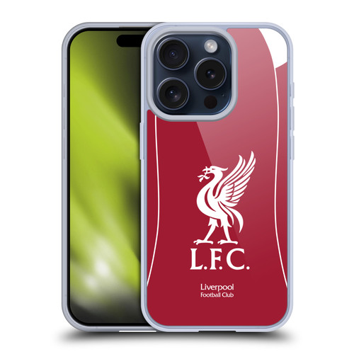 Liverpool Football Club 2025/26 Kit Home Soft Gel Case for Apple iPhone 15 Pro Liverpool Football Club 2025/26 Kit Home Soft Gel Case for Apple iPhone 15 Pro