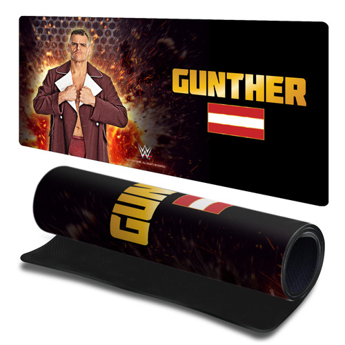 WWE Gunther Portrait Gaming Office Desk PC Keyboard Mouse Mat Pad 23.62 x 11.81 x 0.12 inches (600 x 300 mm) - L