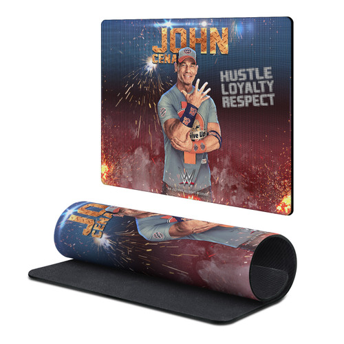 WWE John Cena LED Gaming Office Desk PC Keyboard Mouse Mat Pad 9.84 x 11.81 x 0.12 inches (250 x 300 mm) - S