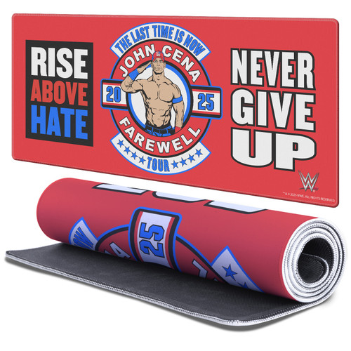 WWE John Cena Farewell Tour Gaming Office Desk PC Keyboard Mouse Mat Pad 37.4 x 15.75 x 0.16 inches (900 x 400 mm) - XL