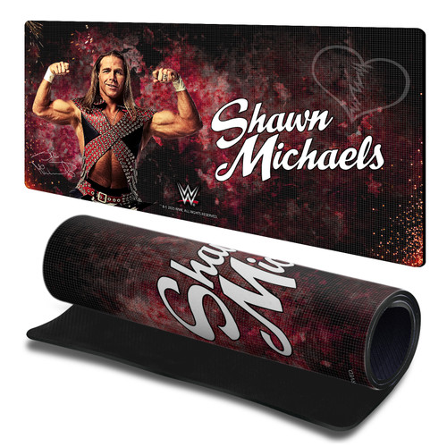 WWE Shawn Michaels LED Image Gaming Office Desk PC Keyboard Mouse Mat Pad 23.62 x 11.81 x 0.12 inches (600 x 300 mm) - L