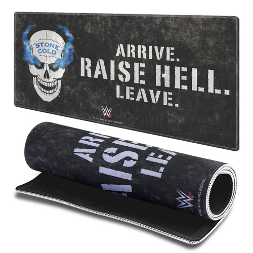 WWE Stone Cold Steve Austin Retro Skull Gaming Office Desk PC Keyboard Mouse Mat Pad - L