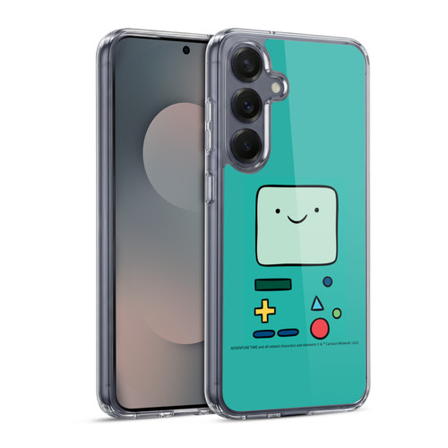 Adventure Time Graphics BMO Soft Gel Case for Samsung Galaxy S25 & MagSafe