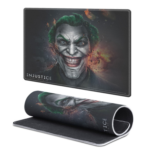 Injustice Gods Among Us Key Art Joker Gaming Office Desk PC Keyboard Mouse Mat Pad - S
