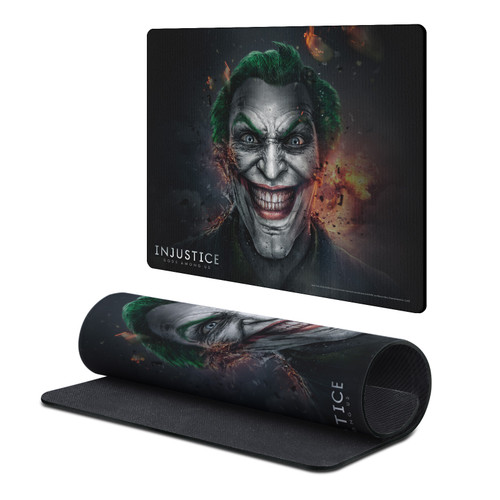 Injustice Gods Among Us Key Art Joker Gaming Office Desk PC Keyboard Mouse Mat Pad 9.84 x 11.81 x 0.12 inches (250 x 300 mm) - S