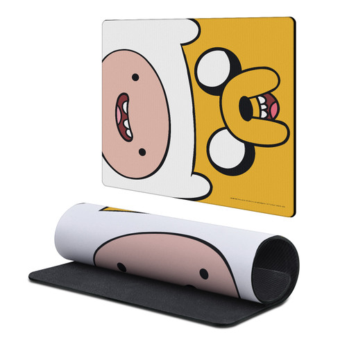 Adventure Time Graphics Jake And Finn Oversized Gaming Office Desk PC Keyboard Mouse Mat Pad 9.84 x 11.81 x 0.12 inches (250 x 300 mm) - S