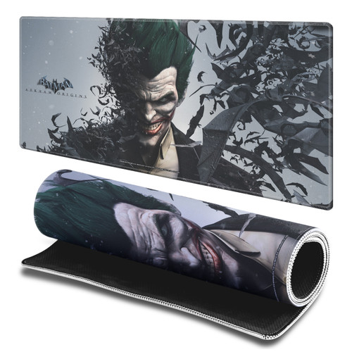 Batman Arkham Origins Key Art Joker Gaming Office Desk PC Keyboard Mouse Mat Pad - L