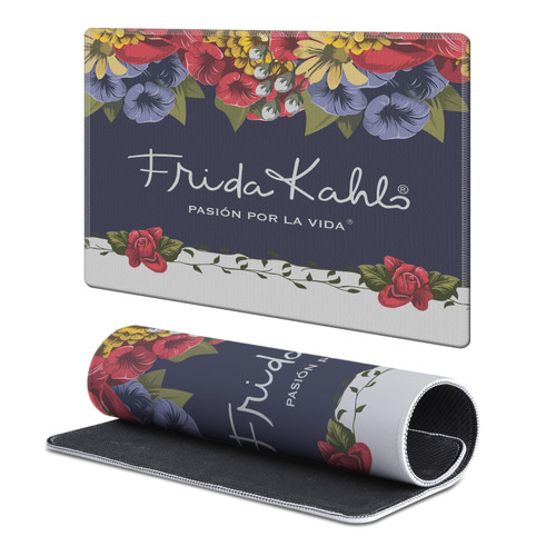 Frida Kahlo Mix Art Blooms Gaming Office Desk PC Keyboard Mouse Mat Pad - S
