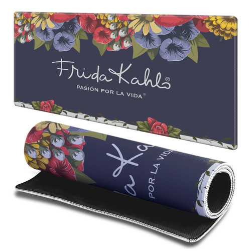 Frida Kahlo Mix Art Blooms Gaming Office Desk PC Keyboard Mouse Mat Pad - L Frida Kahlo Mix Art Blooms Gaming Office Desk PC Keyboard Mouse Mat Pad - L