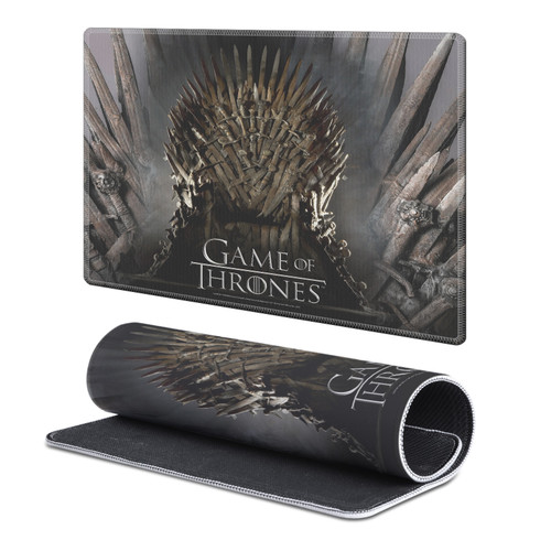 HBO Game of Thrones Graphic Art Iron Throne Gaming Office Desk PC Keyboard Mouse Mat Pad 9.84 x 11.81 x 0.12 inches (250 x 300 mm) - S