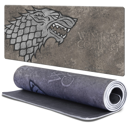 HBO Game of Thrones Graphic Art House Stark Gaming Office Desk PC Keyboard Mouse Mat Pad - XL