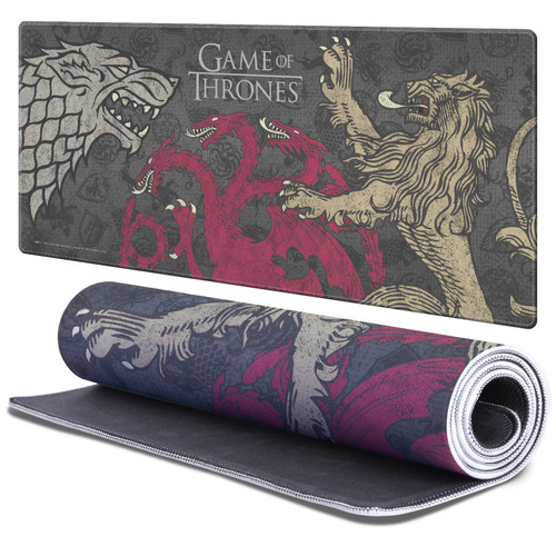 HBO Game of Thrones Graphic Art Stark, Targaryen, Lannister Gaming Office Desk PC Keyboard Mouse Mat Pad - XL HBO Game of Thrones Graphic Art Stark, Targaryen, Lannister Gaming Office Desk PC Keyboard Mouse Mat Pad - XL