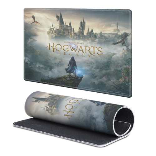 Hogwarts Legacy Graphics Key Art Gaming Office Desk PC Keyboard Mouse Mat Pad 9.84 x 11.81 x 0.12 inches (250 x 300 mm) - S