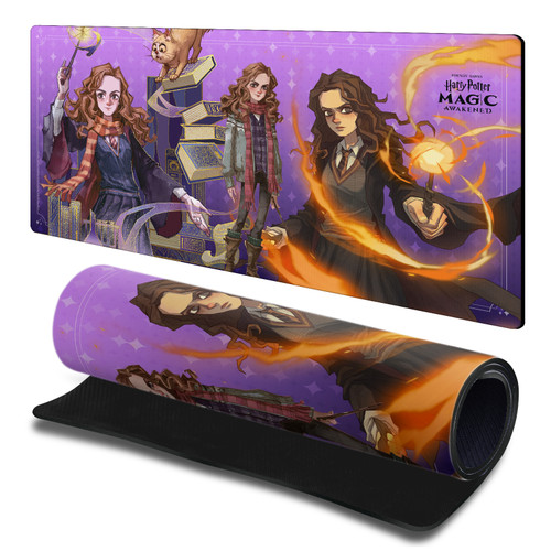 Harry Potter: Magic Awakened Character Art Hermoine Gaming Office Desk PC Keyboard Mouse Mat Pad 23.62 x 11.81 x 0.12 inches (600 x 300 mm) - L