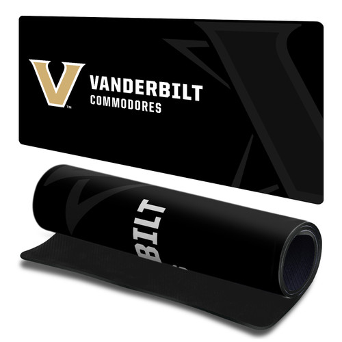 Vanderbilt University Vandy Vanderbilt University Icon Gaming Office Desk PC Keyboard Mouse Mat Pad 23.62 x 11.81 x 0.12 inches (600 x 300 mm) - L