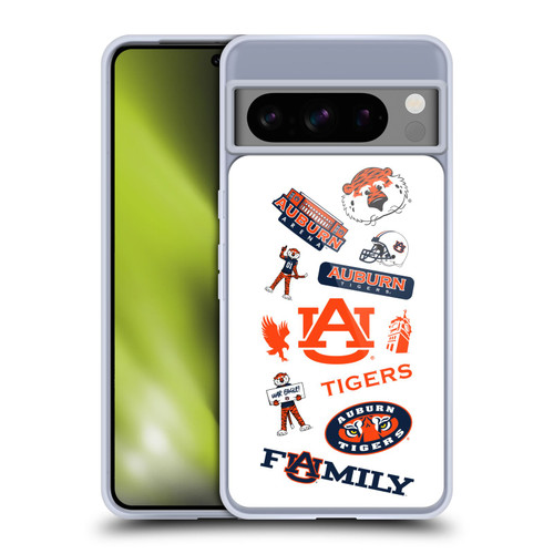 Auburn University AU Auburn University Art Sticker Type Soft Gel Case for Google Pixel 8 Pro