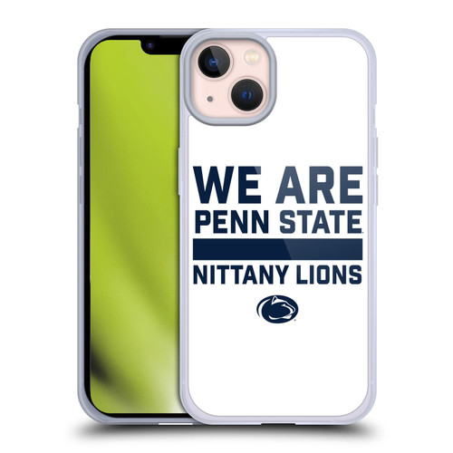 Pennsylvania State University PSU Pennsylvania State Art We Are Penn State 2 Soft Gel Case for Apple iPhone 13