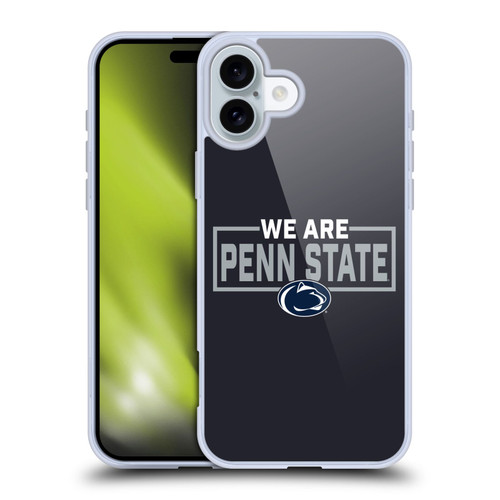 Pennsylvania State University PSU Pennsylvania State Art We Are Penn State 3 Soft Gel Case for Apple iPhone 16 Plus