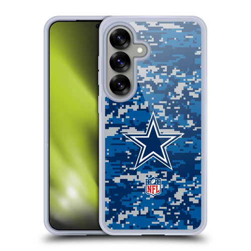 NFL Dallas Cowboys Graphics Digital Camouflage Soft Gel Case for Samsung Galaxy S25