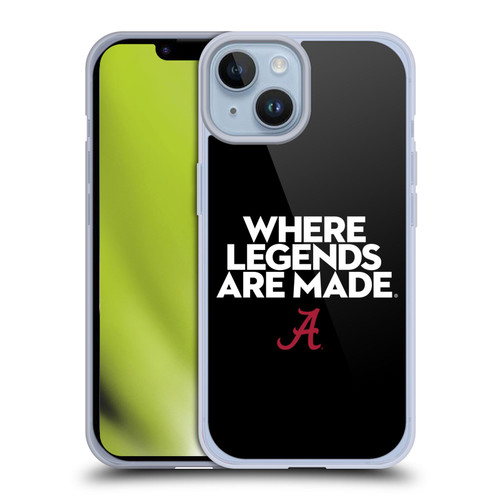 University Of Alabama UA The University Of Alabama Art Legends Soft Gel Case for Apple iPhone 14