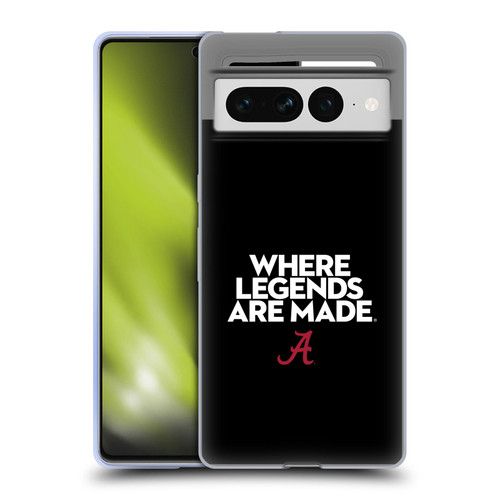 University Of Alabama UA The University Of Alabama Art Legends Soft Gel Case for Google Pixel 7 Pro