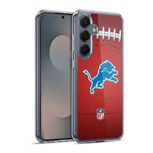 NFL Detroit Lions Graphics Football Soft Gel Case for Samsung Galaxy S25+ & MagSafe