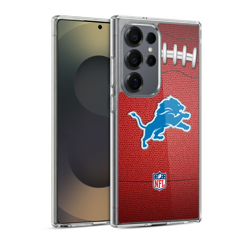 NFL Detroit Lions Graphics Football Soft Gel Case for Samsung Galaxy S25 Ultra & MagSafe
