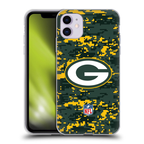 NFL Green Bay Packers Graphics Digital Camouflage Soft Gel Case for Apple iPhone 11