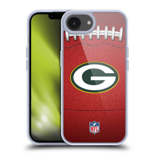 NFL Green Bay Packers Graphics Football Soft Gel Case for Apple iPhone 16e