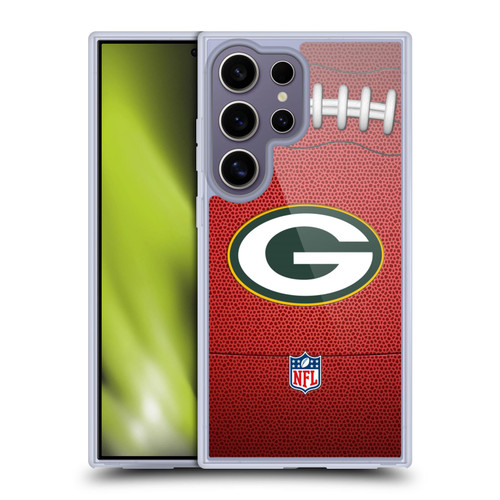 NFL Green Bay Packers Graphics Football Soft Gel Case for Samsung Galaxy S25 Ultra