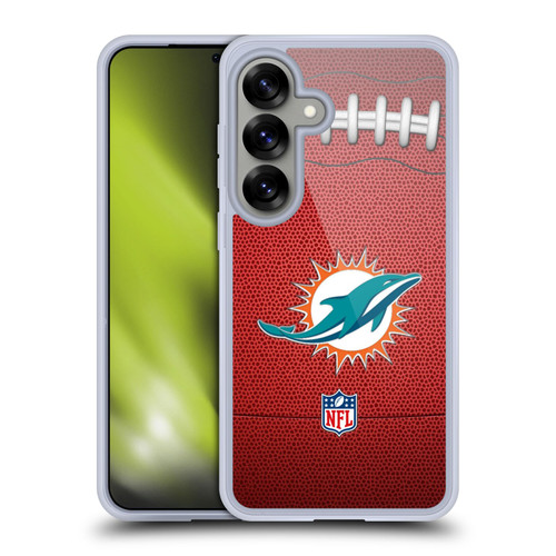 NFL Miami Dolphins Graphics Football Soft Gel Case for Samsung Galaxy S25 NFL Miami Dolphins Graphics Football Soft Gel Case for Samsung Galaxy S25