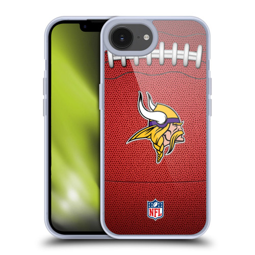 NFL Minnesota Vikings Graphics Football Soft Gel Case for Apple iPhone 16e