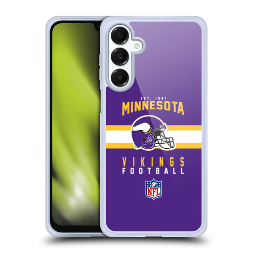 NFL Minnesota Vikings Graphics Helmet Typography Soft Gel Case for Samsung Galaxy A16 5G