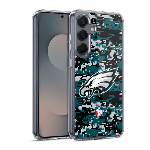 NFL Philadelphia Eagles Graphics Digital Camouflage Soft Gel Case for Samsung Galaxy S25 & MagSafe