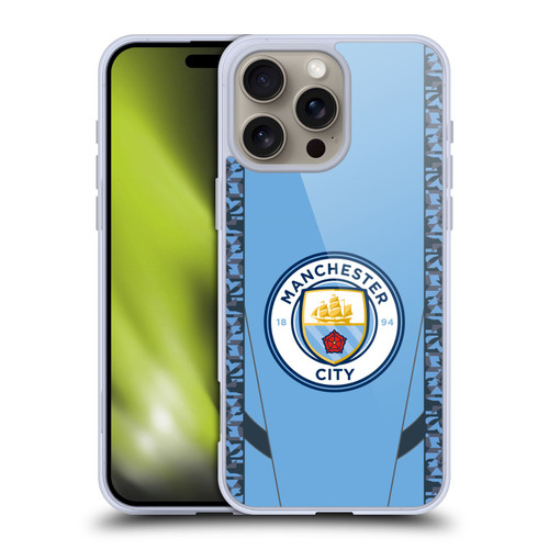 Manchester City Man City FC 2024/25 Badge Kit Home Soft Gel Case for Apple iPhone 16 Pro Max Manchester City Man City FC 2024/25 Badge Kit Home Soft Gel Case for Apple iPhone 16 Pro Max
