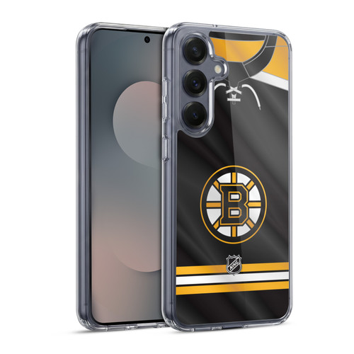 NHL Boston Bruins Jersey Soft Gel Case for Samsung Galaxy S25 & MagSafe