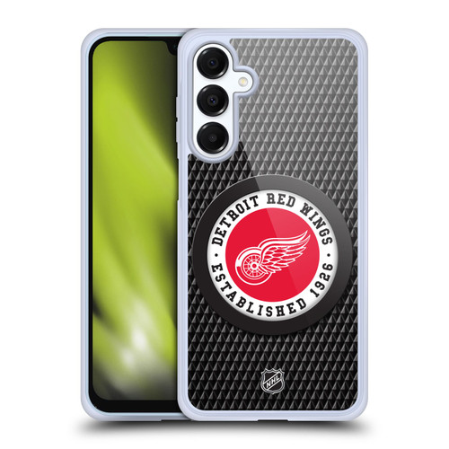 NHL Detroit Red Wings Puck Texture Soft Gel Case for Samsung Galaxy A16 5G
