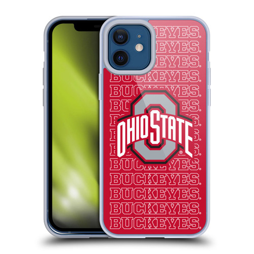 Ohio State University Logo Outline Buckeyes Soft Gel Case for Apple iPhone 12 / iPhone 12 Pro & MagSafe