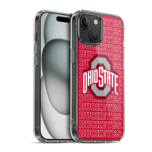 Ohio State University Logo Outline Buckeyes Soft Gel Case for Apple iPhone 15 & MagSafe